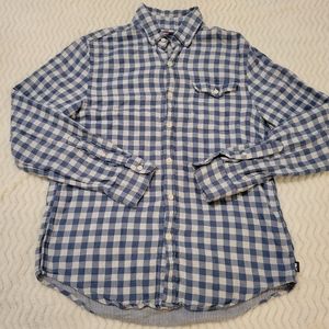 Vineyard Vines Crosby Shirt Long Sleeve Sz Small Prep Flannel Blue Checked.
